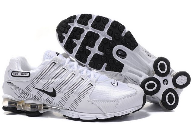 Mens Nike Shox NZ 2.0 SI Shoes White Black - Click Image to Close